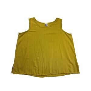 Women’s Oh My Gauze! Size 3 Yellow Tank Blouse.